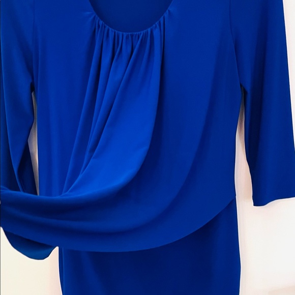 Joseph Ribkoff Royal blue pleated tunic - Picture 6 of 10